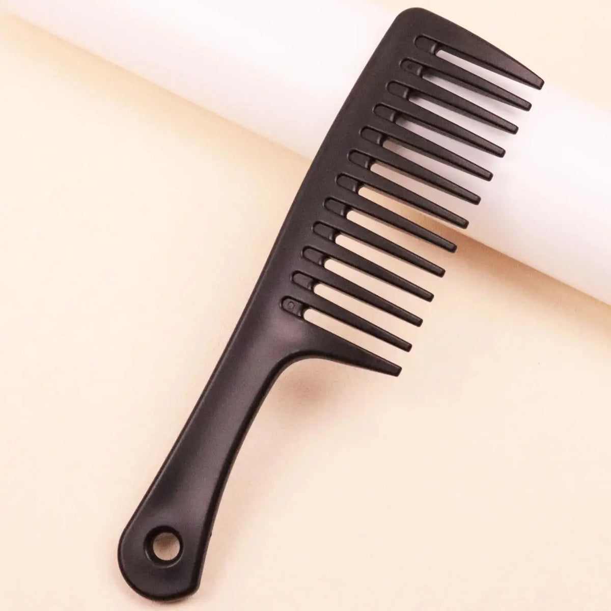 Wide Toothed Comb With and Without Handle, Used for Daily Hair Care, Durable ABS Plastic