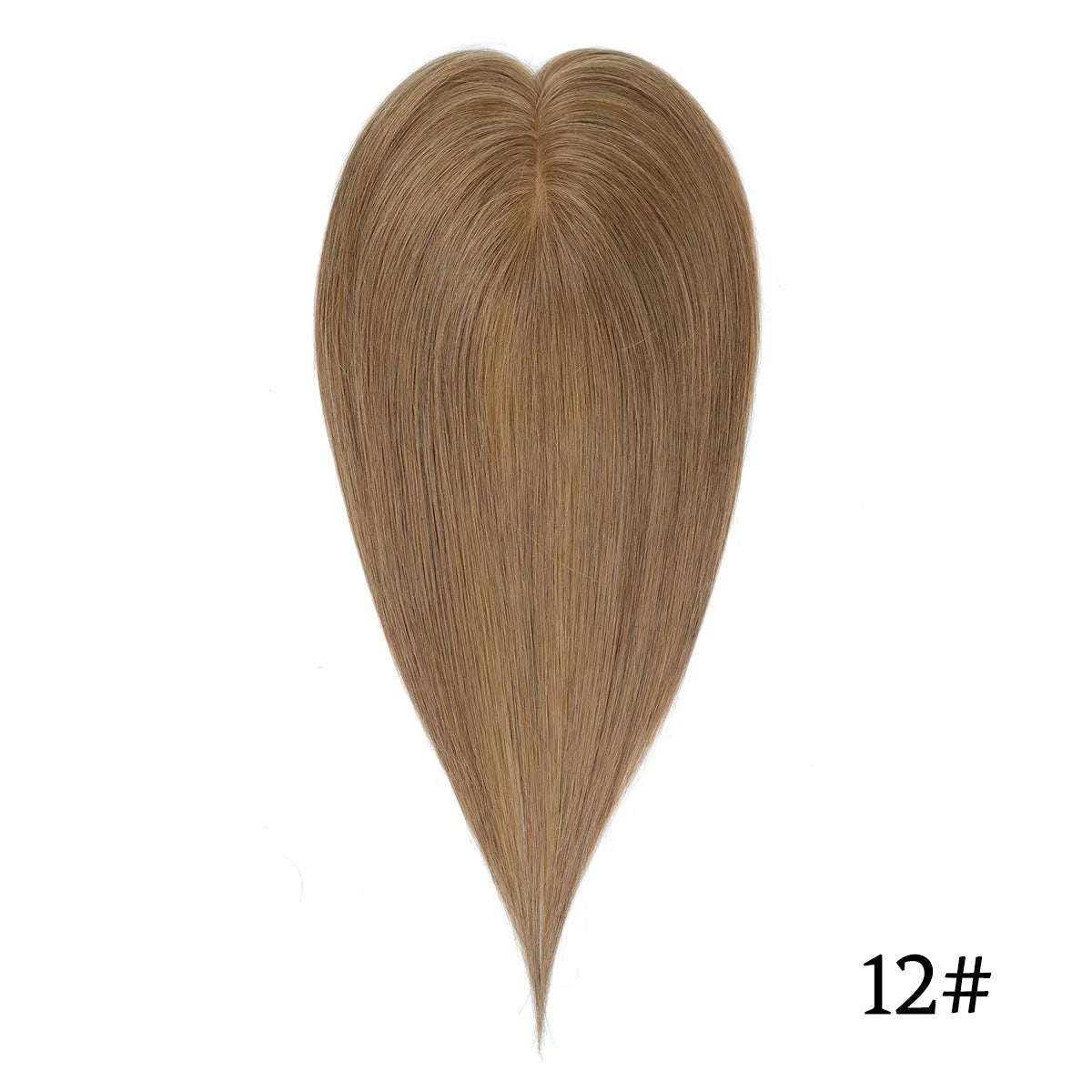 Straight Remy Human Hair Topper, 7x11cm PU Injection Skin Hairline Cover