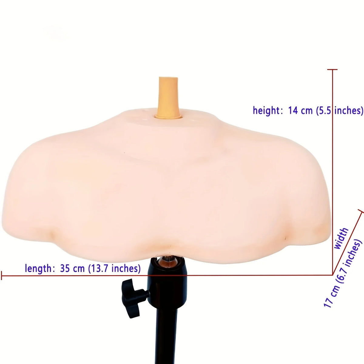 Mold Shoulder Support Bracket Dummy Head Holder Wig Stand Mannequin Fake Braces