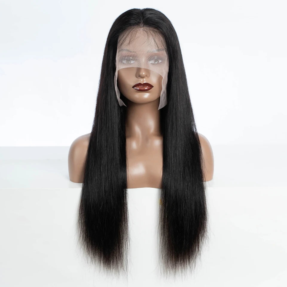 13X4 Lace Frontal Human Hair Wigs 28 Inch Brazilian Body Wave Lace Front Wig Pre-plucked Hairline with Baby Hair Wigs