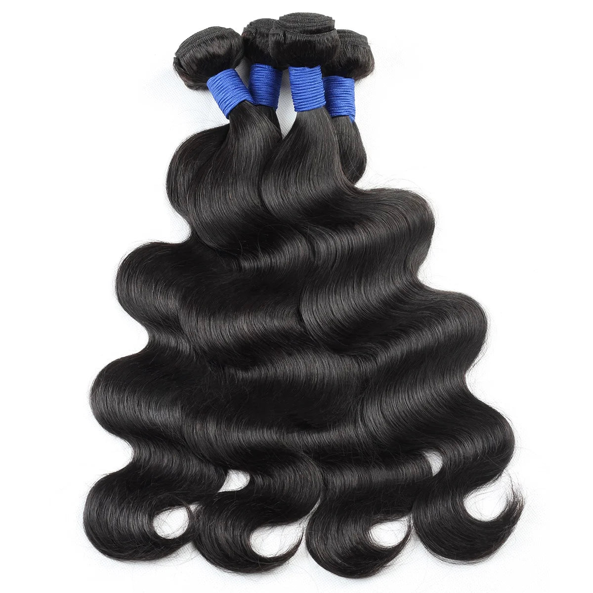 Body Wave Bundles Brazilian Remy Unprocessed Human Hair Wavy Doule Drawn Weave