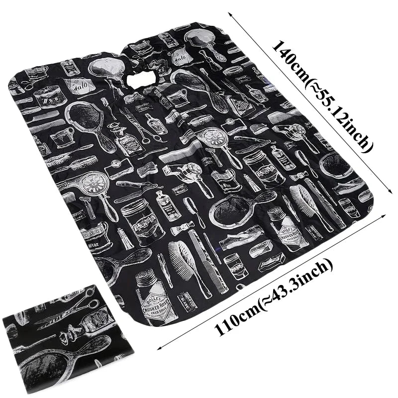 Professional Hair Cutting Apron Salon Barber Cape Waterproof Cloth Accessories