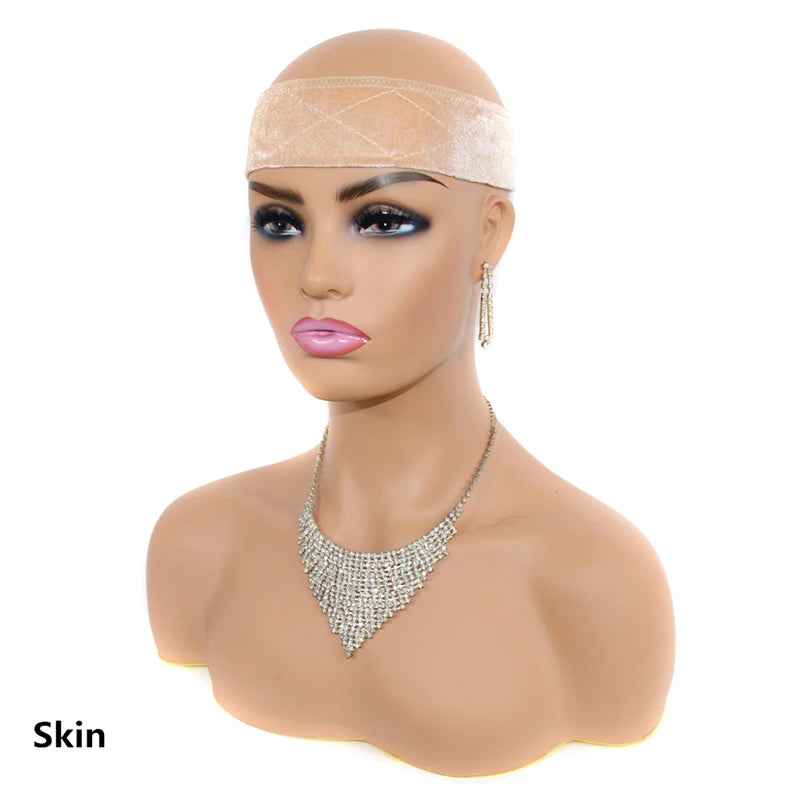 1PC Adjustable Wig Grip Band for Lace Front, No-slip Velvet Wig Grip Headbands Keeping Wigs in Place