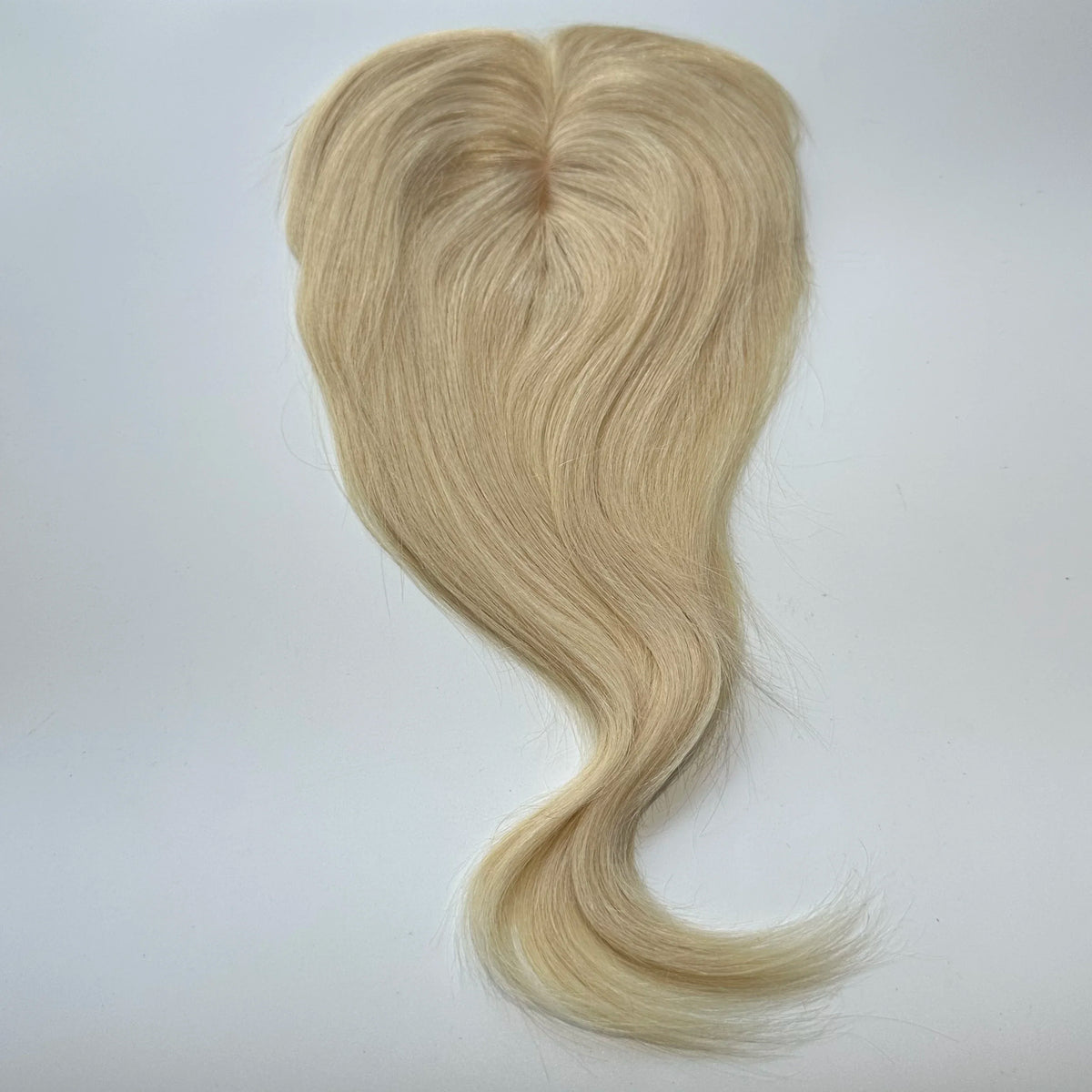 100% Human Hair Topper Machine Made Clip-in Hairpiece Wig Volume Colors Fast