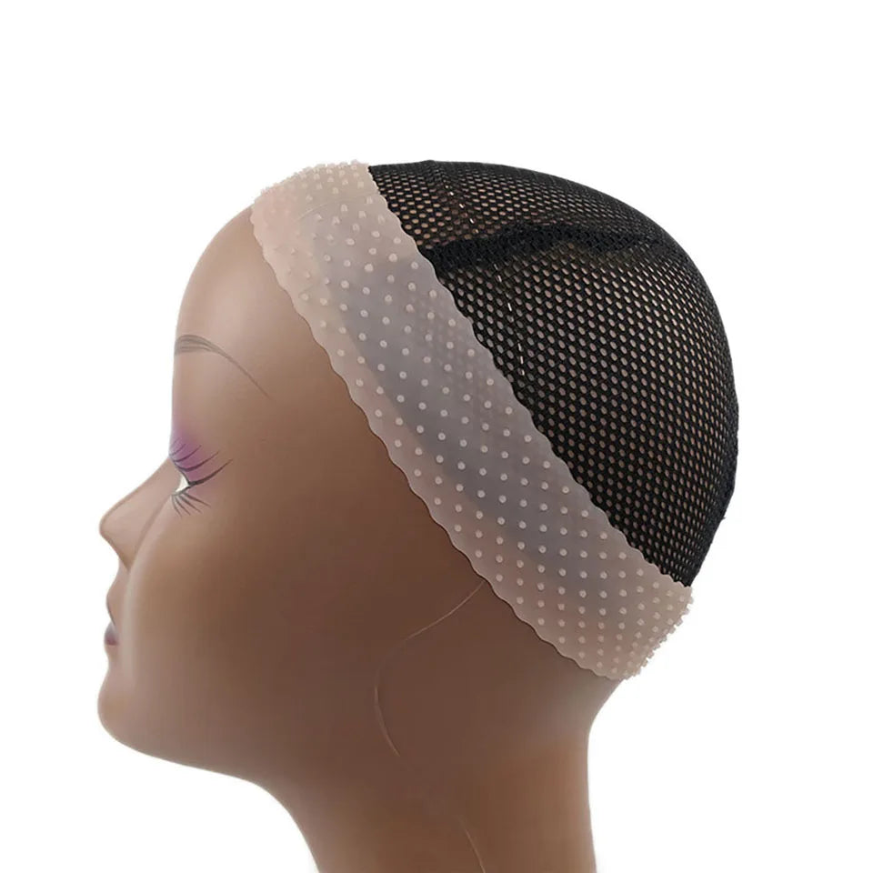 Transparent Silicone Wig Grip Band — Non-Slip, Elastic, Adjustable