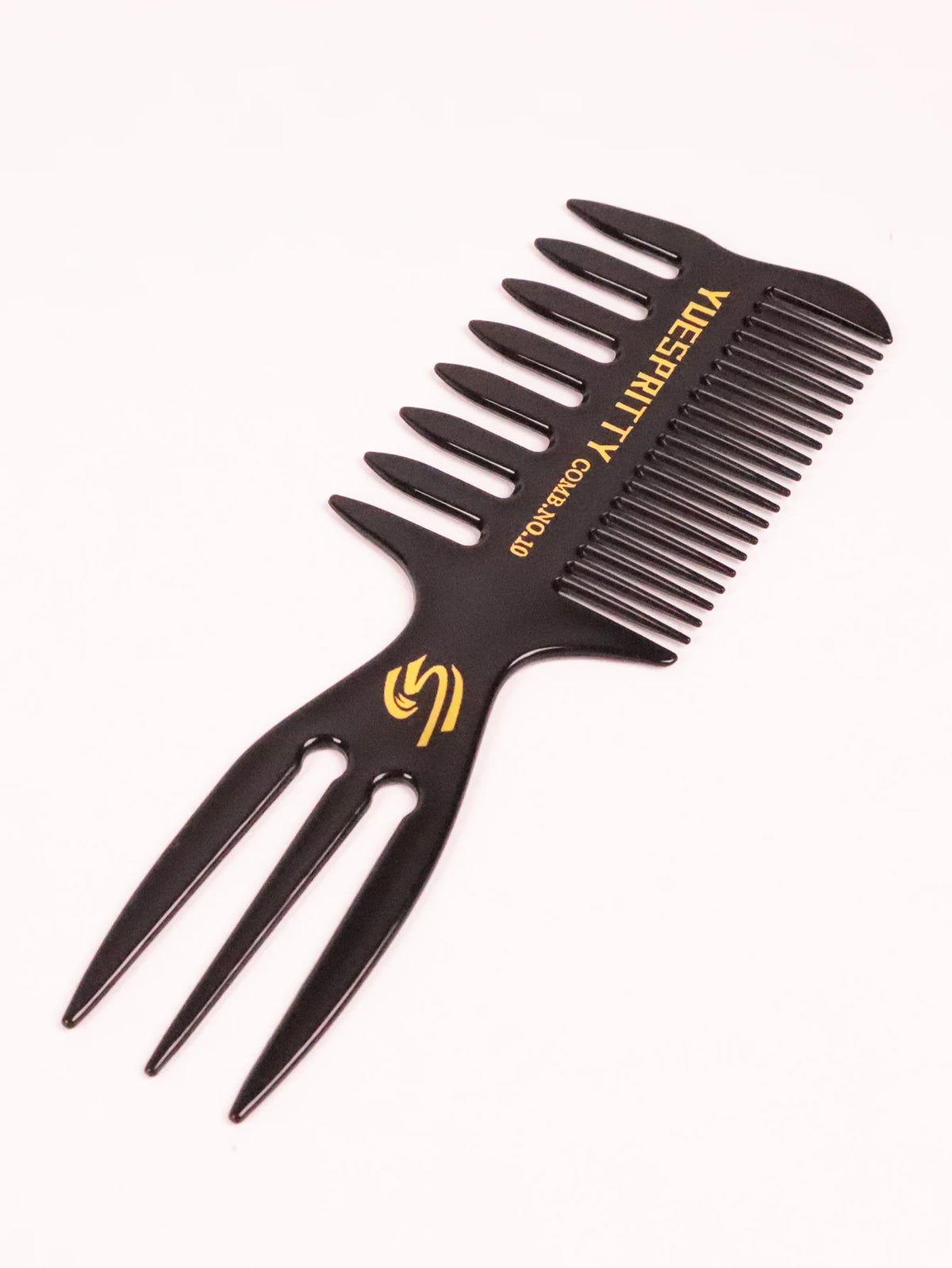 Professional Hair Salon Styling Comb Set, Hollow Design Massage Comb, Retro Wide Tooth Comb