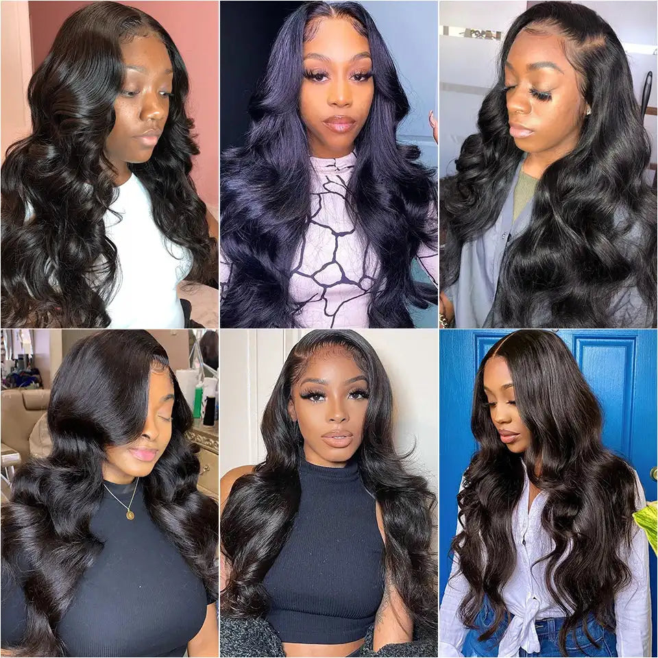 13X4 Lace Frontal Human Hair Wigs 28 Inch Brazilian Body Wave Lace Front Wig Pre-plucked Hairline with Baby Hair Wigs
