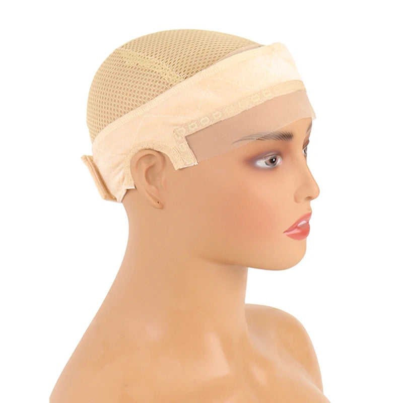 Lace Wig Grip Band Non-slip Adjustable Headband Ear-cutouts Natural Edge Fixing
