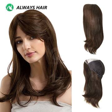 MT11-14.5" Natural 100% Human Hair Wig 1/2" Lace Front Chinese Cuticle Remy Hair Blond Wig