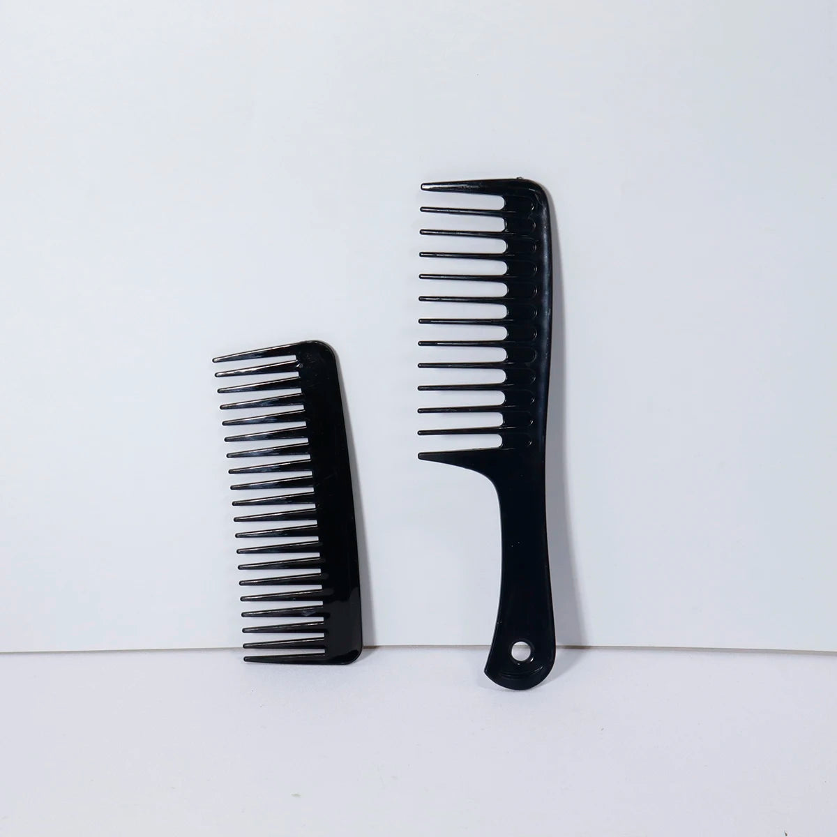2Pcs Hair Comb Set, Large Wide Toothed Comb, No Handle Styling Comb, Suitable for Both Men and Women