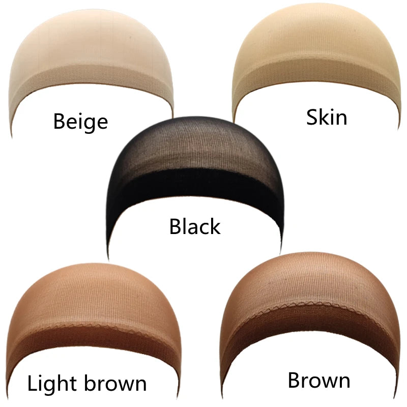 Top Stocking Wig Cap Hair Net Weave Nets Black Brown Stretch Mesh