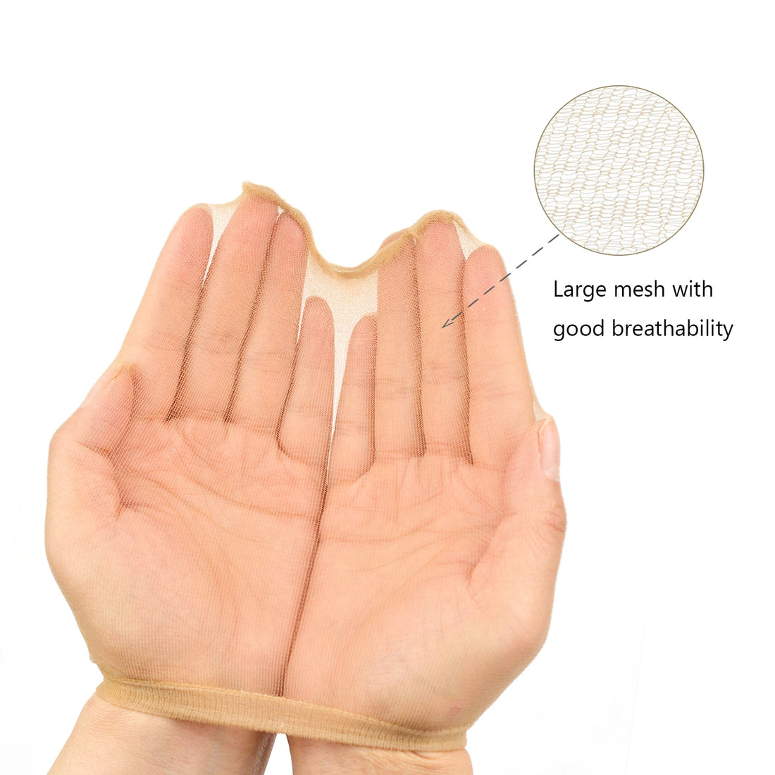 HD Stocking Wig Caps — Stretchy Breathable Mesh, 2-Pack
