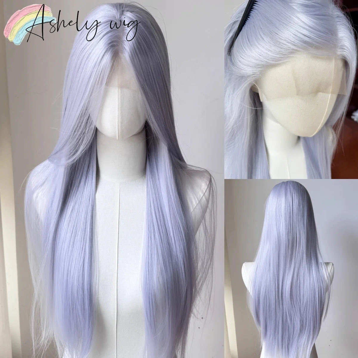 Raspberry Purple Wig Deep Hand Hook 26inch 13*4 Large Lace On The