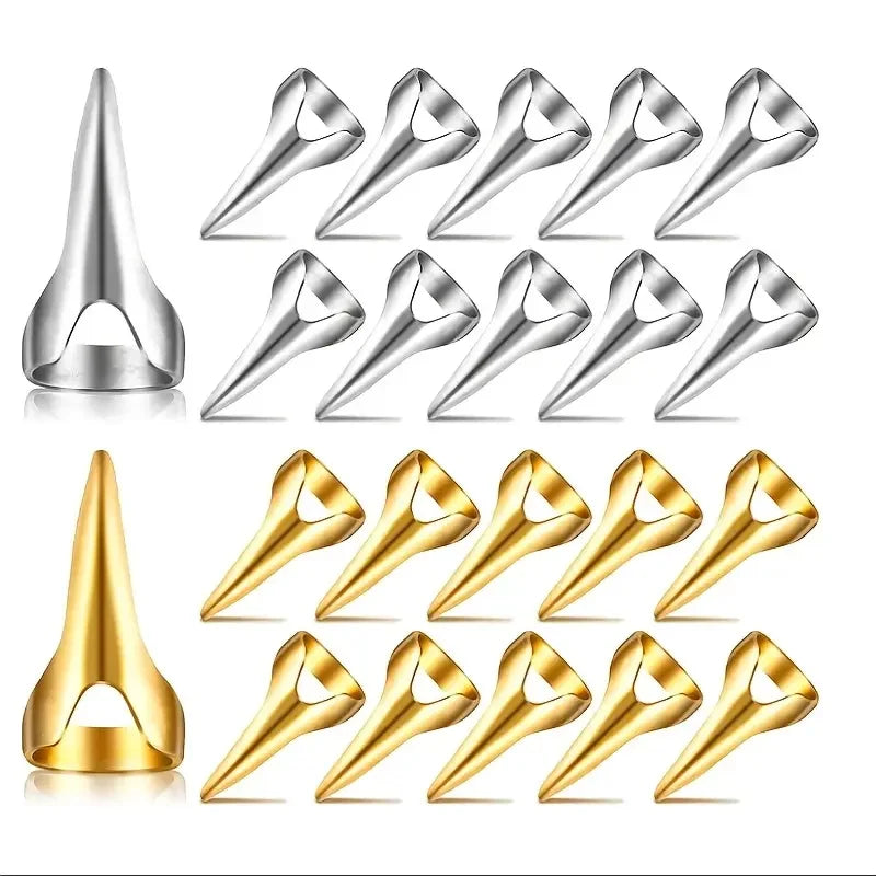 4/8/10pcs ring creative design long finger ring geometric exaggeration all match ring