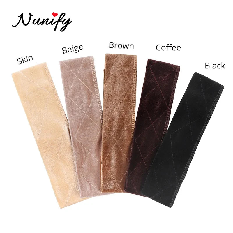 Non-slip Soft Velvet Women Wig Grips Headband Women Velvet Wig Accessories Grip Scarf Headband Adjustable