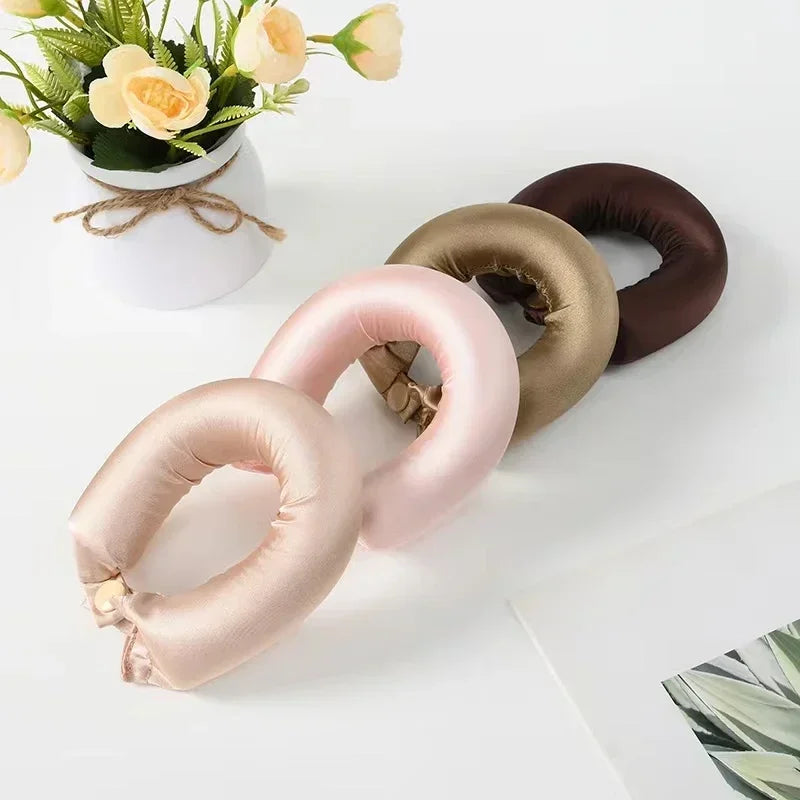 Heatless Hair Curlers Satin Curling Rod Headband No Heat Silk Curls Lazy