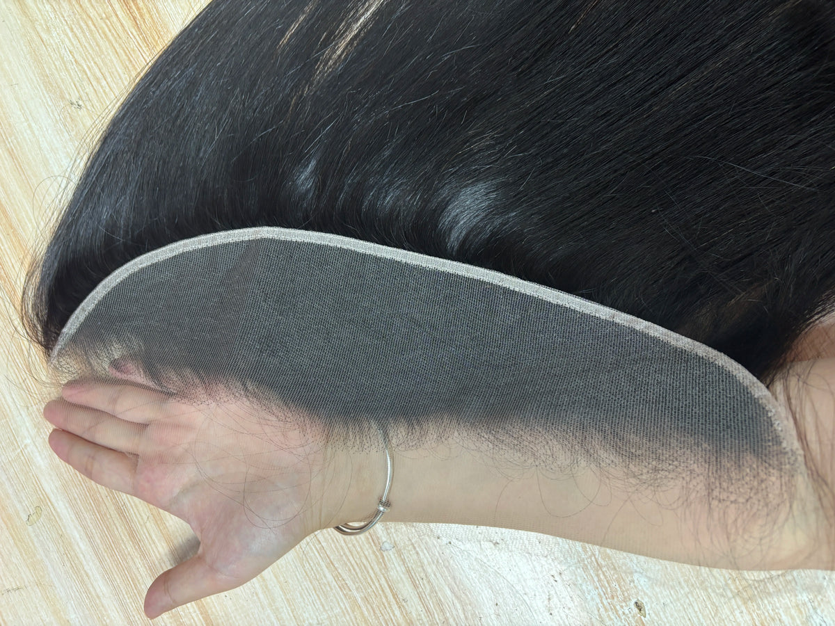13x4 Ear To Transparent Frontal Lace Only Straight HD Closure Human Hair