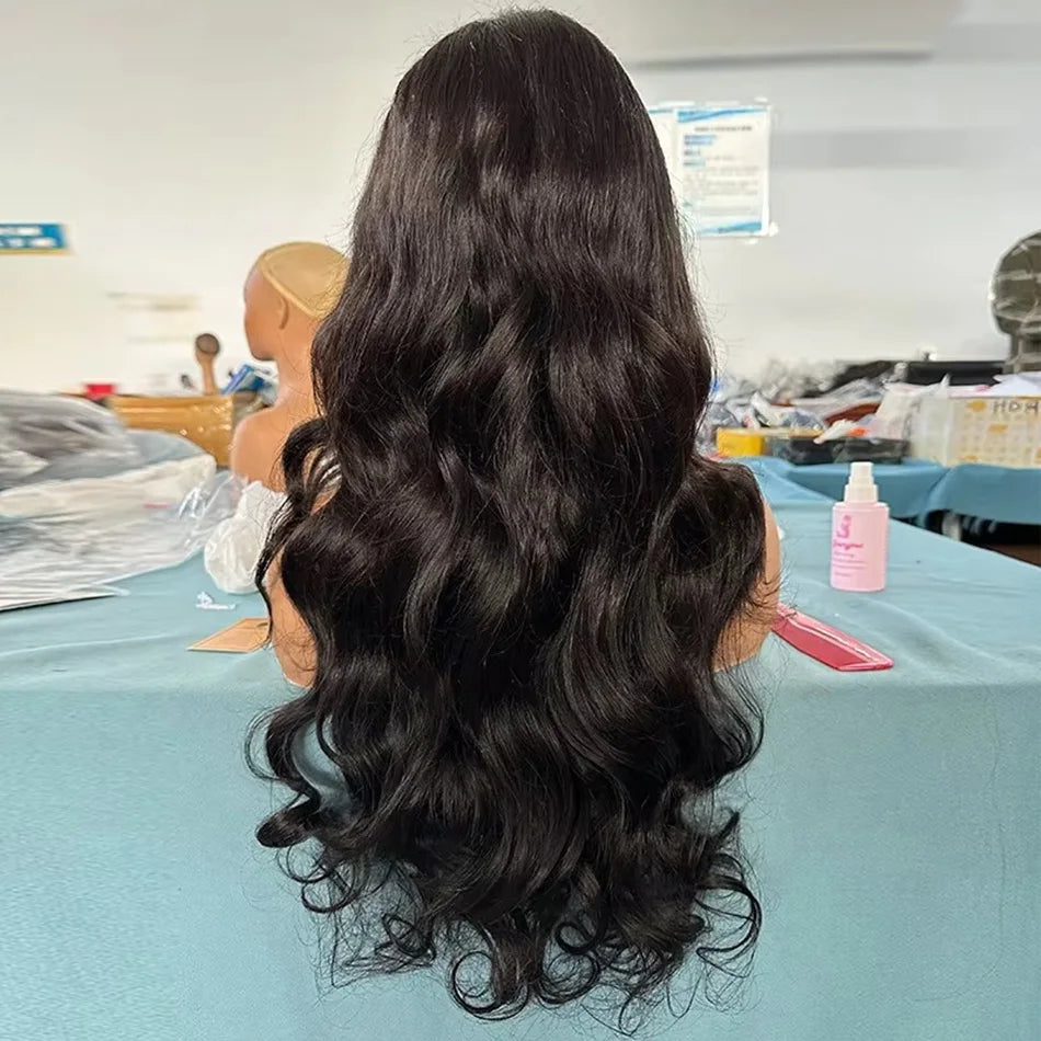 Body Wave Raw Virgin Vietnamese Human Hair Lace Front Wig — Transparent HD Lace, Glueless