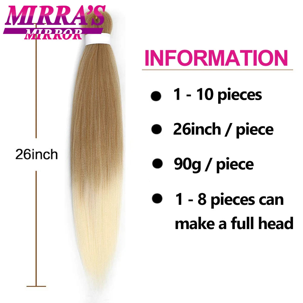 Synthetic Pre Stretched Braiding Hair To Make Senegalese Box Braid Natural Soft