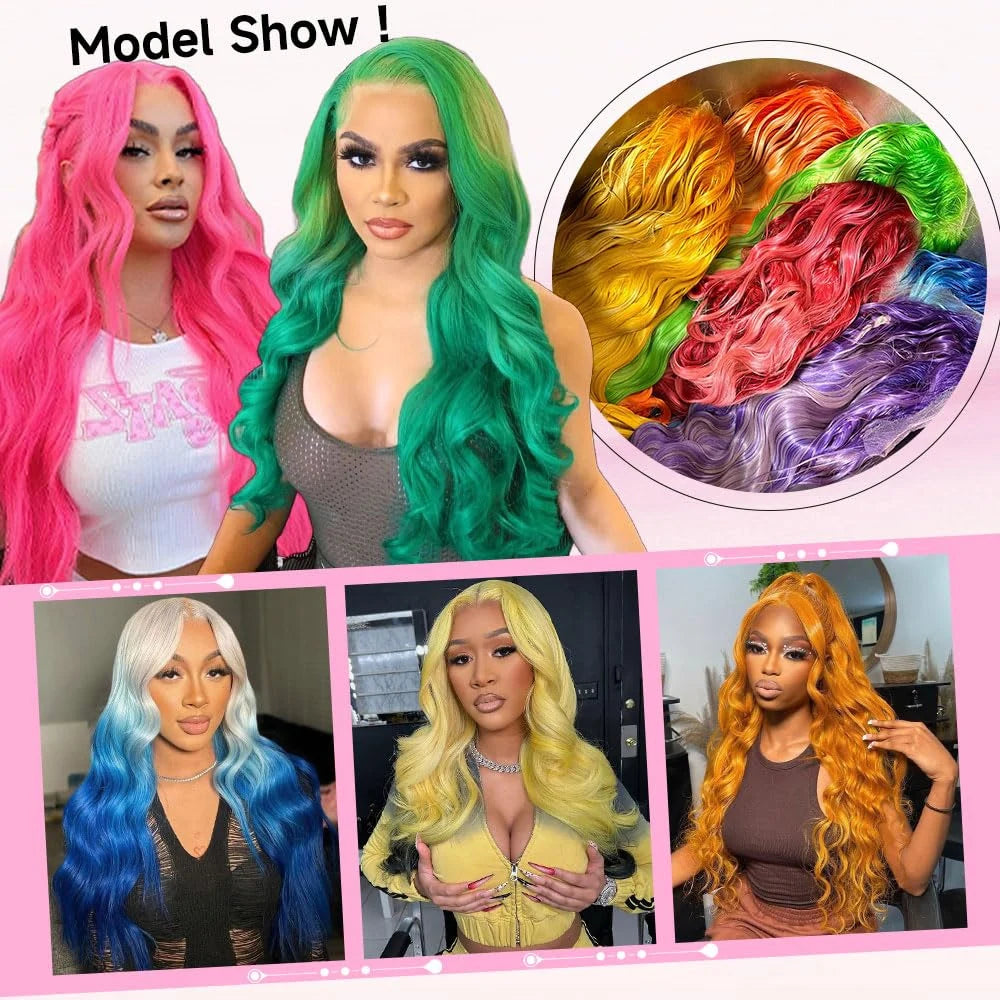 613 Blonde HD Lace Frontal Human Hair Wig, Body Wave, Pre-Plucked, 30 Inch