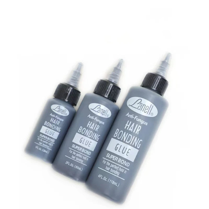 1Oz/2Oz /4Oz Anti-Fungus Hair Bonding Glue 30/60/118ml Strong Hold Adhesive for Wig Hair Systems
