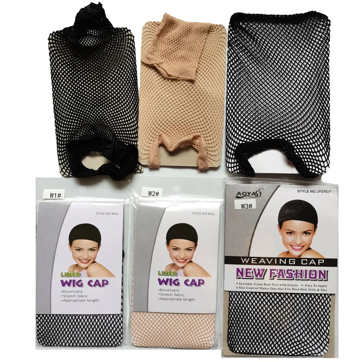 Nylon Hair Net Stretchable Elastic Hairnets Mesh Weaving Wig Caps Making Tools