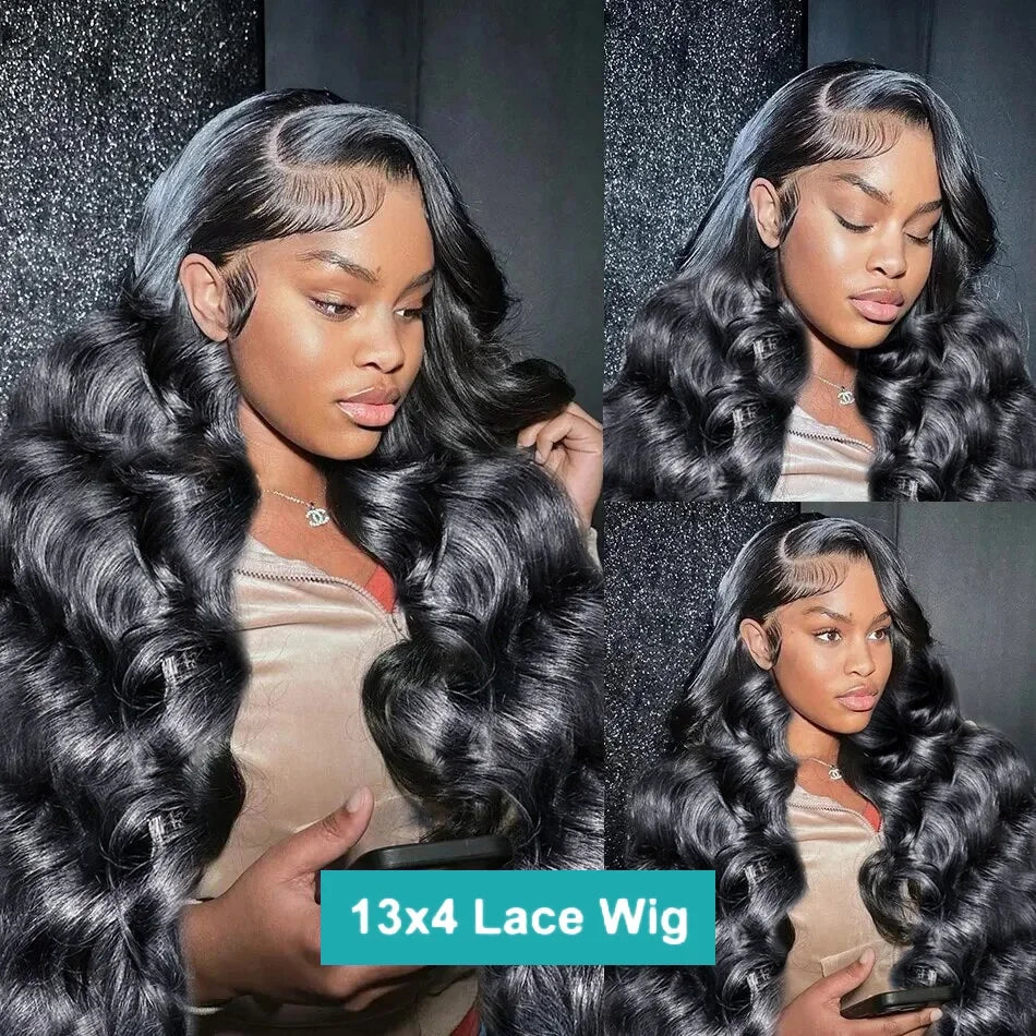 250% Density Body Wave, 13x4 HD Lace Frontal Human Hair Wig Burmese