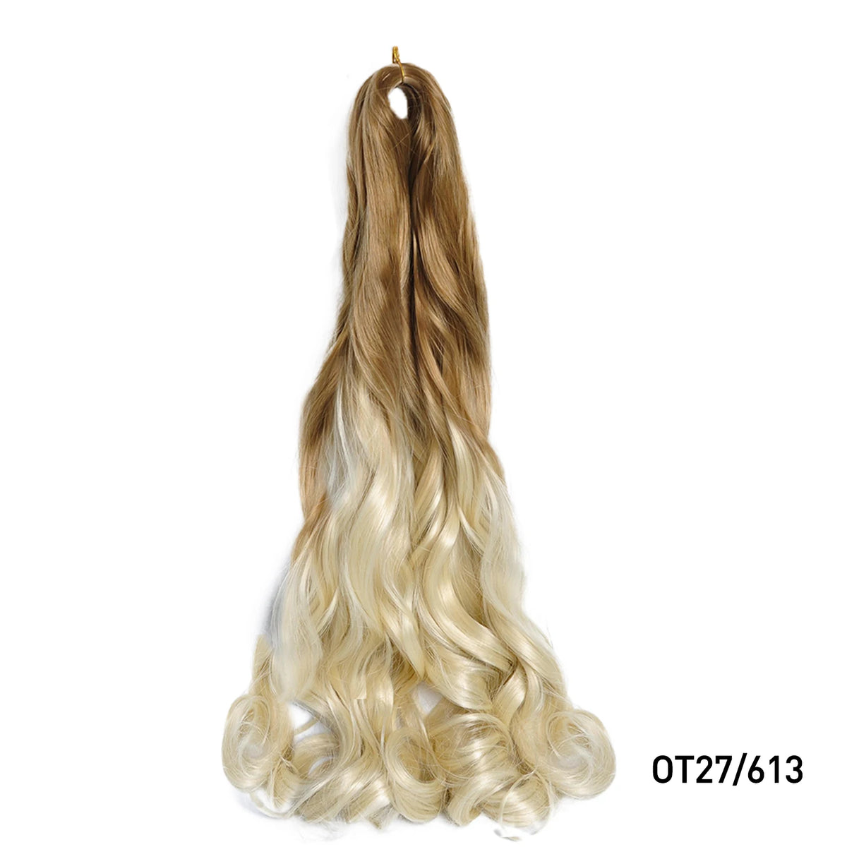 Pre Stretched French Curls Hair Spiral Braiding Synthetic Loose Wave Crochet Braids