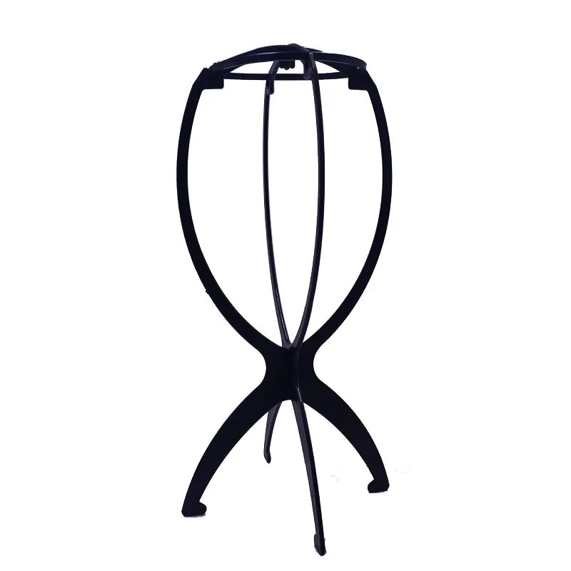 Folding Wig Stand Holder Plastic Adjustable Portable Hat Display Durable Mannequin Dummy