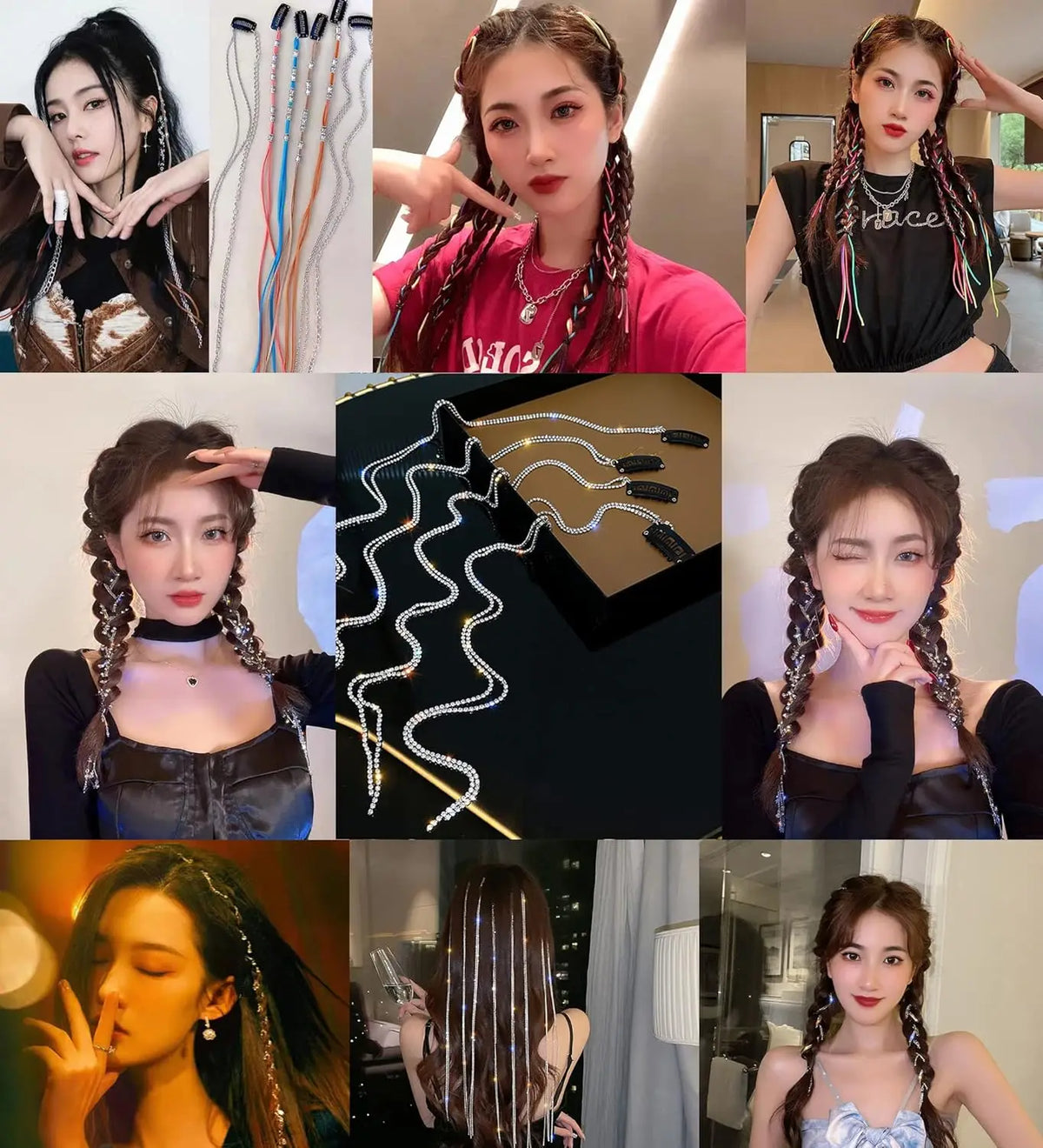 2.3cm-3.6cm Black Brown Color Wig Clips Snap Hair Extension Weft Pp Hairpins