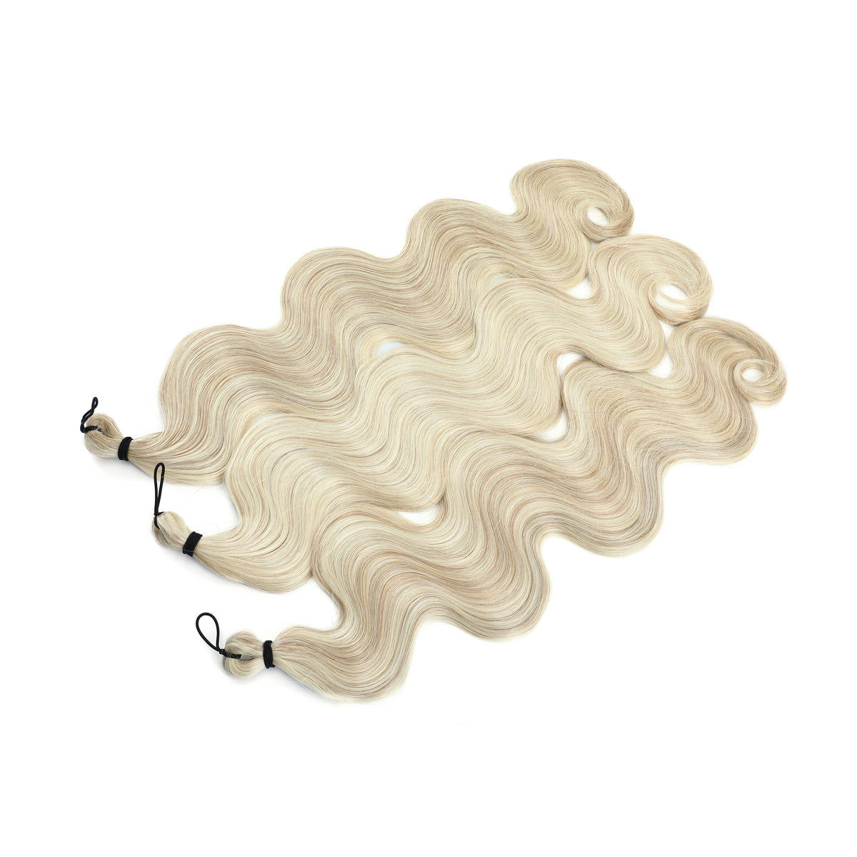 300G 26Inch Ombre Grey Crochet Braids Body Wave Light Brown Highlight Sp4/27/613