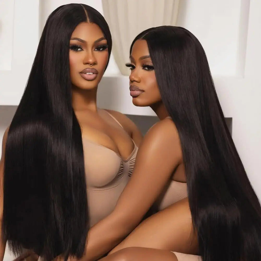 Straight 100% Human Indian Raw Hair Bundles Super Double Drawn 18A Virgin