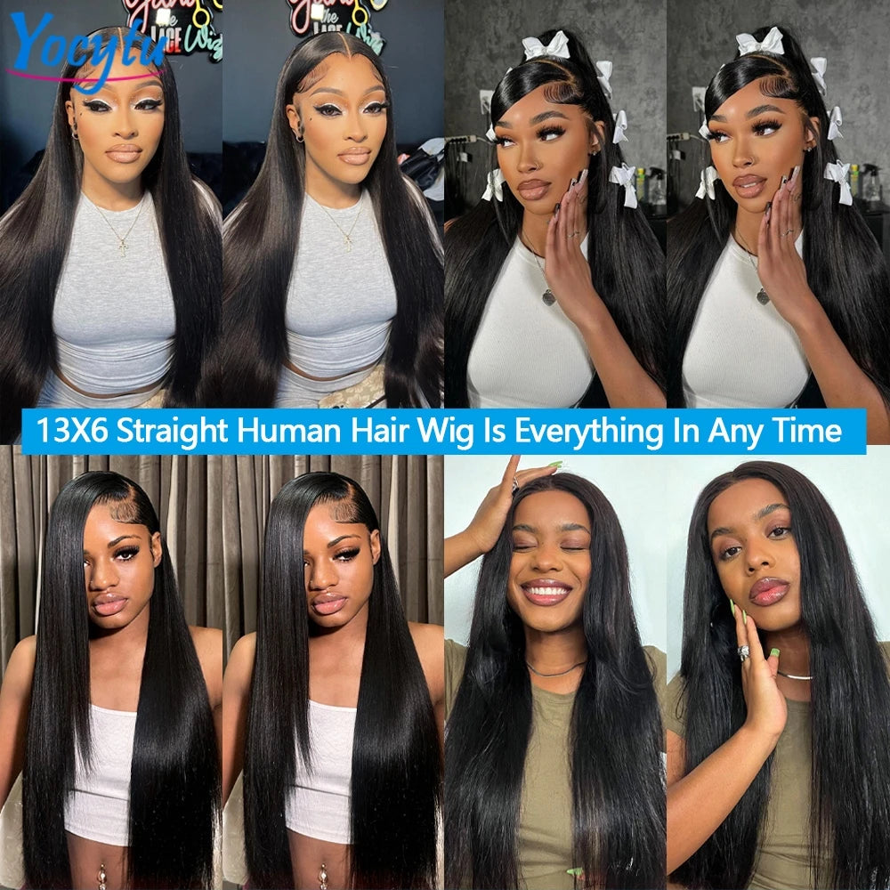30Inch Lace Front Wig Human Hair HD, 13x6 Peruvian Days Delivery France