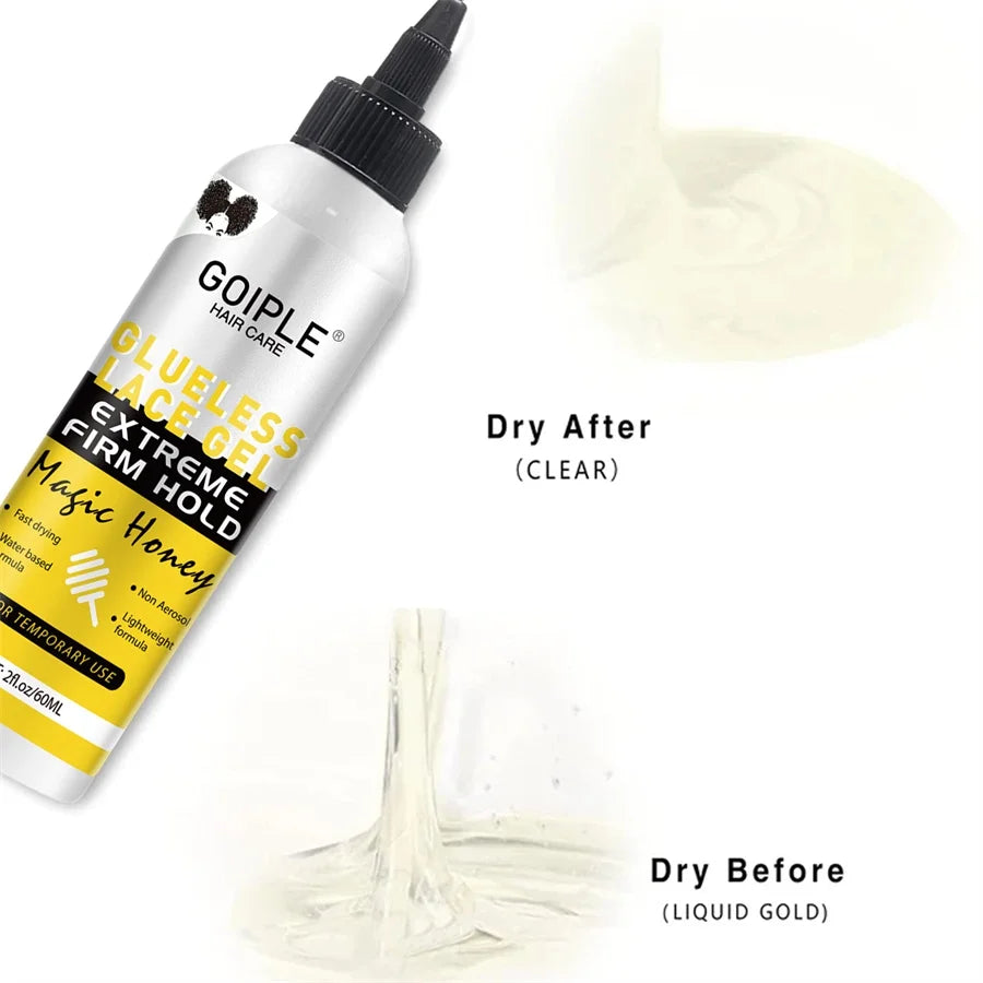 Glueless Liquid Gel Fast Drying Wig Bonding Adhesive Temporary Hold Forehead &