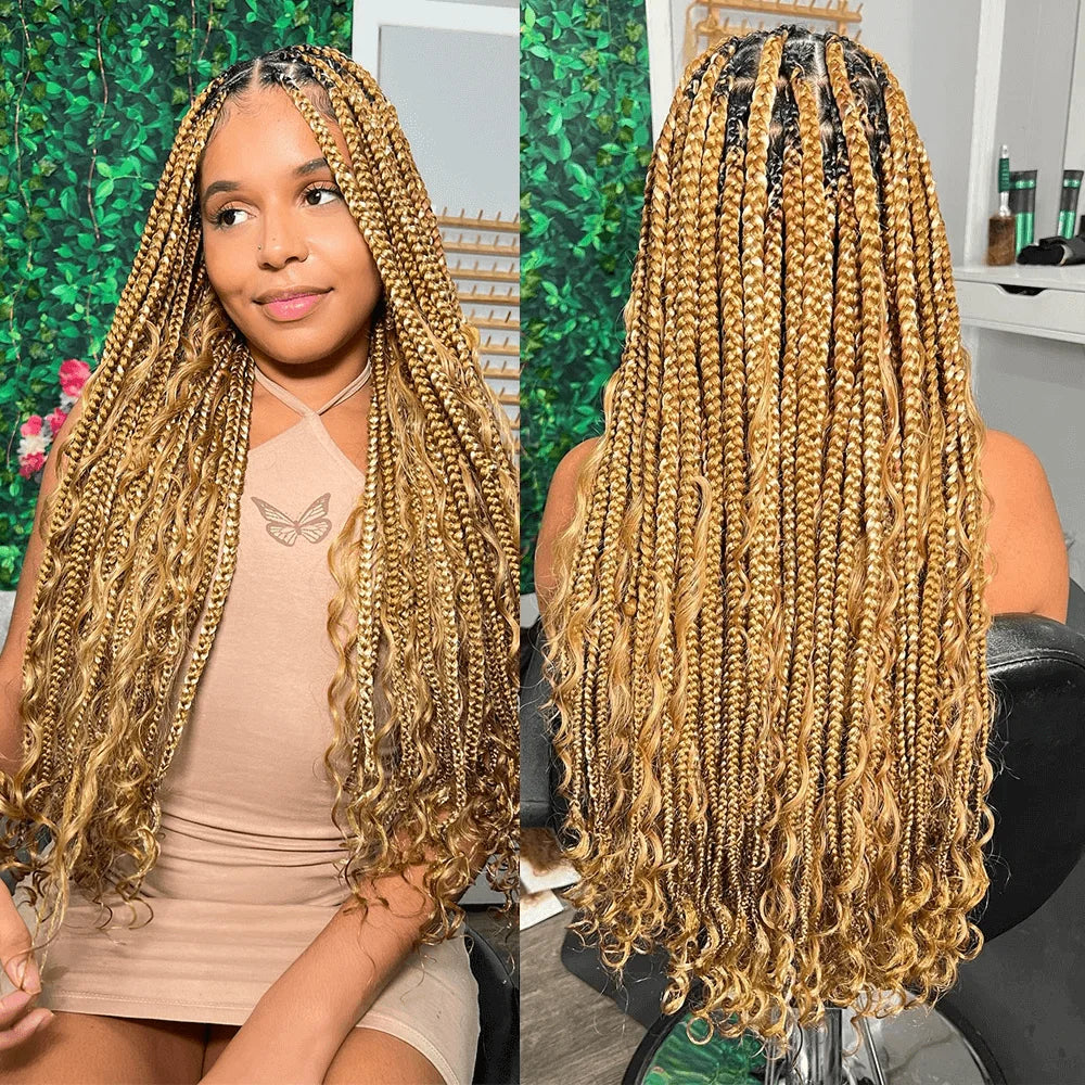 Deep Wave Bulk Human Braiding Hair for Boho Braids - Brazilian Virgin, 14 Inch, 100g (2 Bundles)