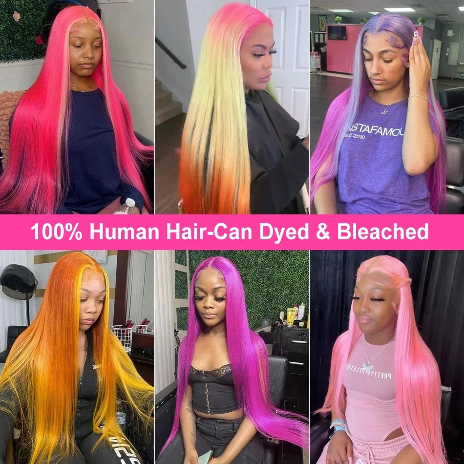 Brazilian 613 Blonde Wig, 13x6 HD Lace Frontal Front Human Hair Long