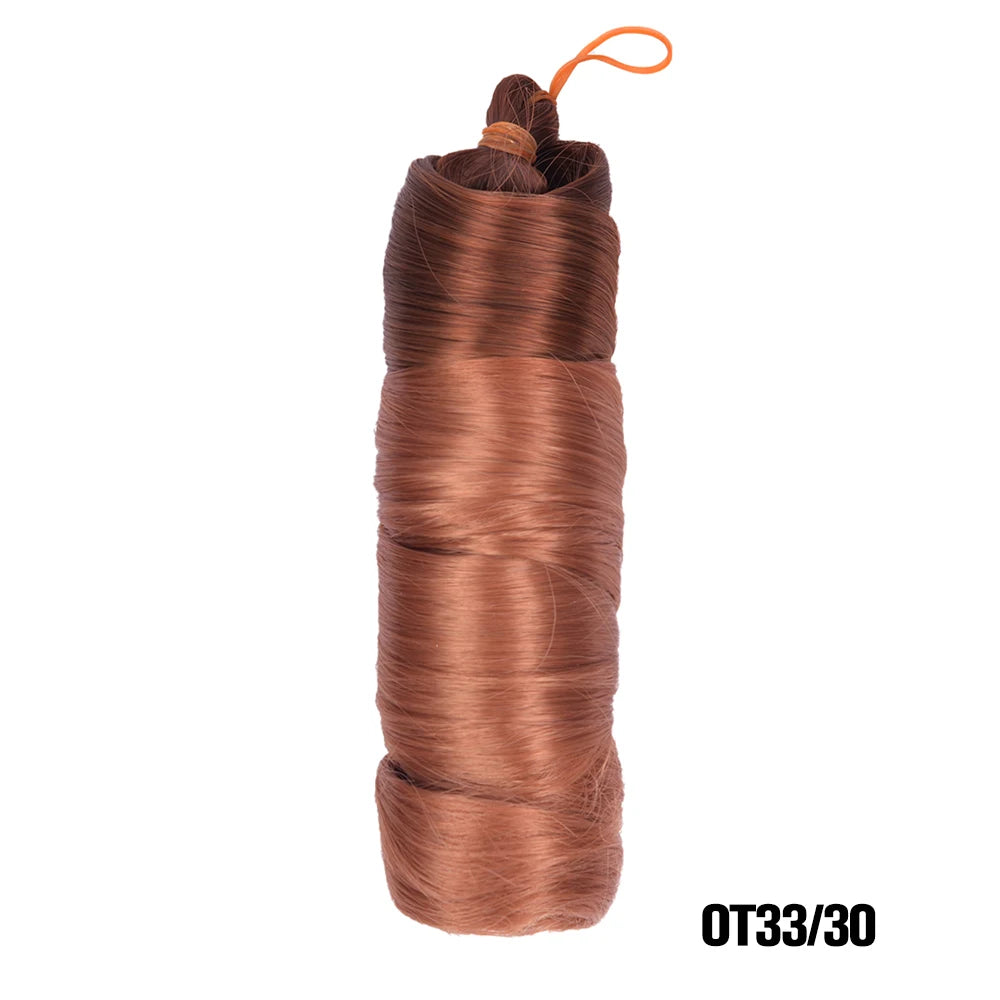 Pre Stretched French Curls Hair Spiral Braiding Synthetic Loose Wave Crochet Braids