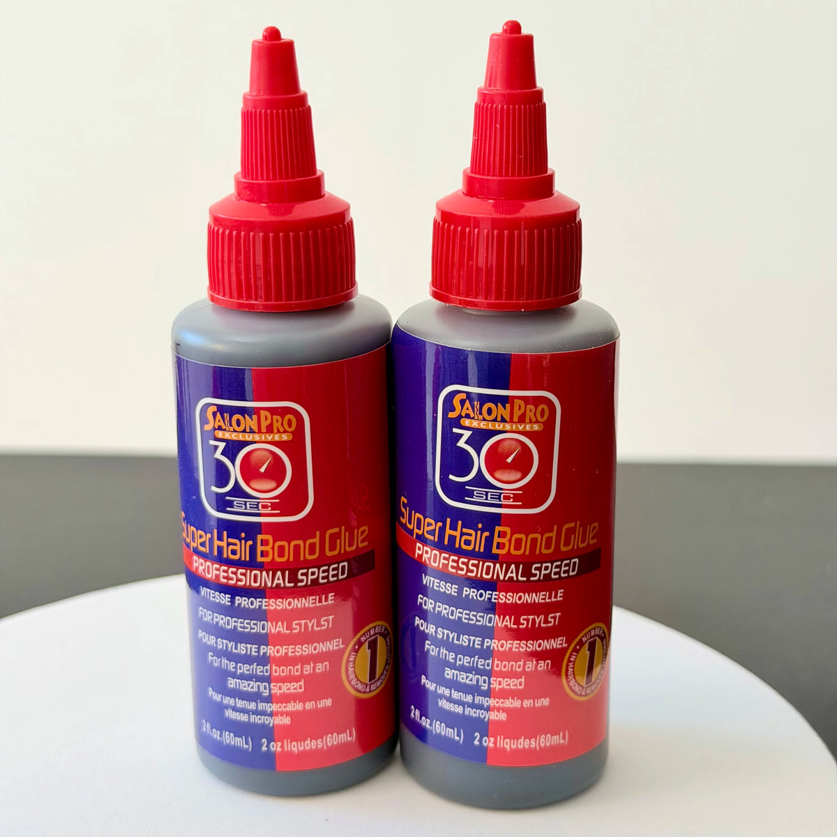 Waterproof Wig Glue and Remover - Super Bonding Adhesive for Lace Front Wigs, Closures and Hair Extensions (30ml/118ml)