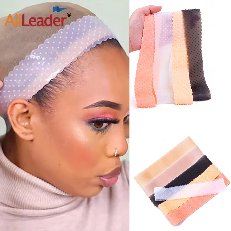 Quality Silicone Band For Wigs High-Elasticity Silicone Wig Headband Invisibility Wigs Grip Headband Non Slip Wig Grip Band