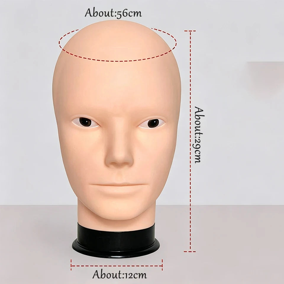 Anime Silicone Mannequin Head Stable Lightweight Wig Display Stand Jewelry Headwear Hat