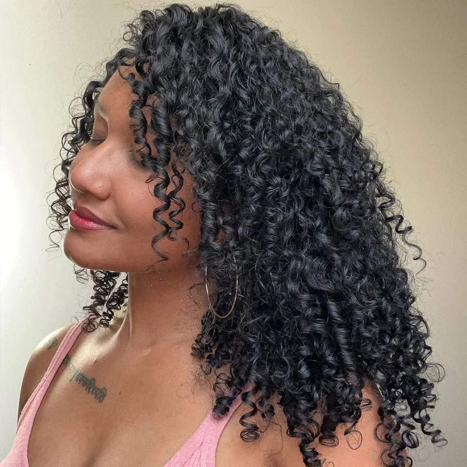15A Pixie Curly Raw Human Hair Bundle Deals Burmese Curls Extensions Vietnamese