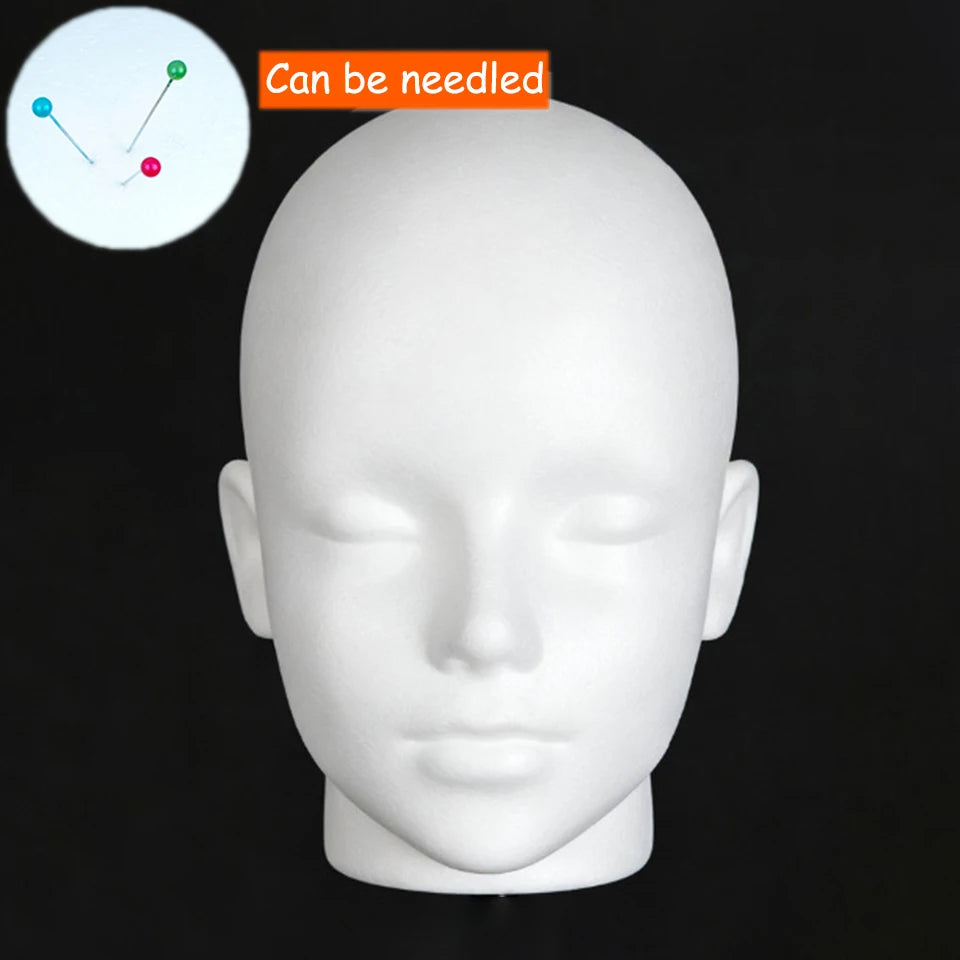 Anime Silicone Mannequin Head Stable Lightweight Wig Display Stand Jewelry Headwear Hat