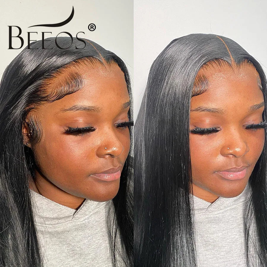 9x6 Ultra Fitted Glueless Wig Human Hair, 250% Real HD Lace Frontal