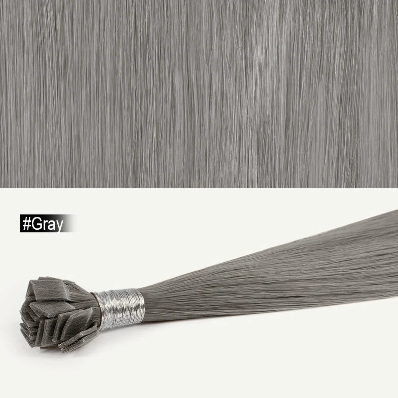 613 Beach Blonde Flat Tip Hair Extensions, 100% Virgin Human Straight Keratin