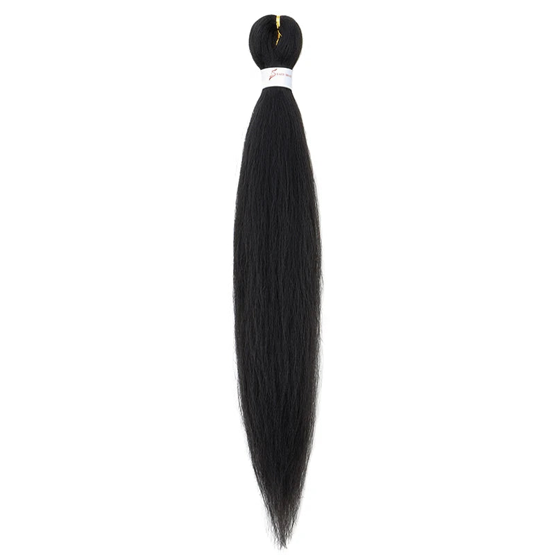 20/26Inch Soft Synthetic Pre-stretched EZ Braiding Hair Extension Low Temperature Fiber Hairpiece Easy to Style