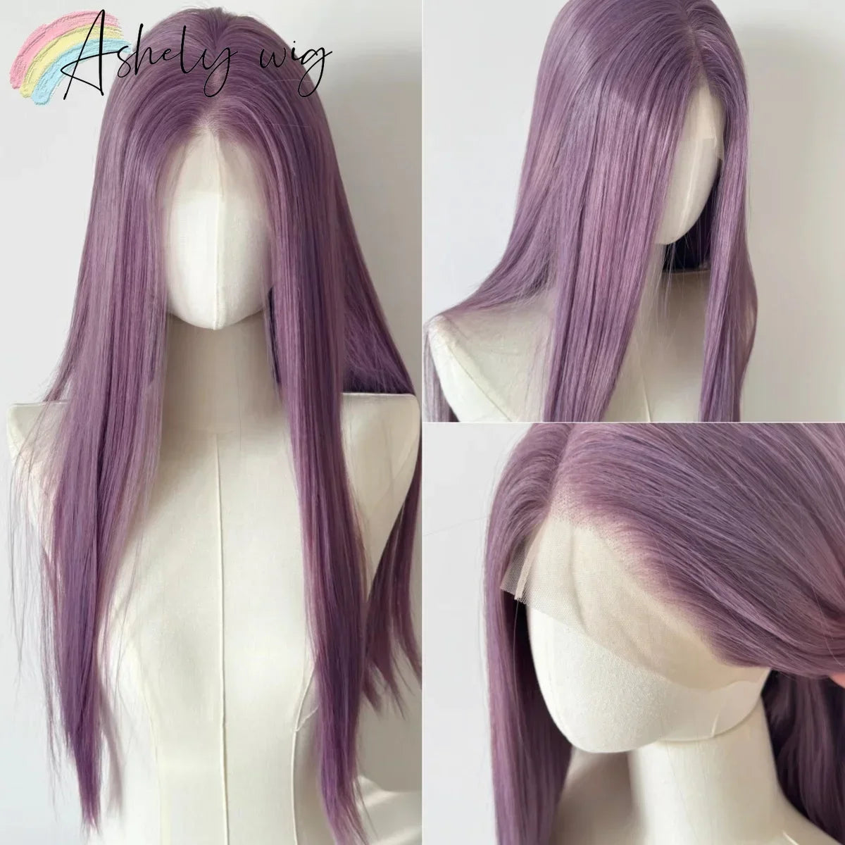 Raspberry Purple Wig Deep Hand Hook 26inch 13*4 Large Lace On The