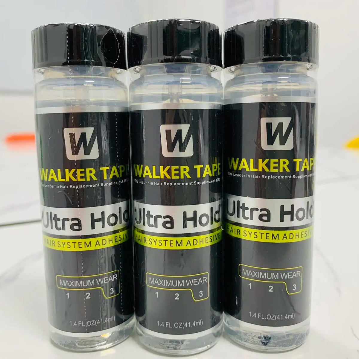 Wholesale Ultra Hold Lace Wig Glue Waterproof Transparent Lace Adhesive for Hair Replacement Brush-on Glue