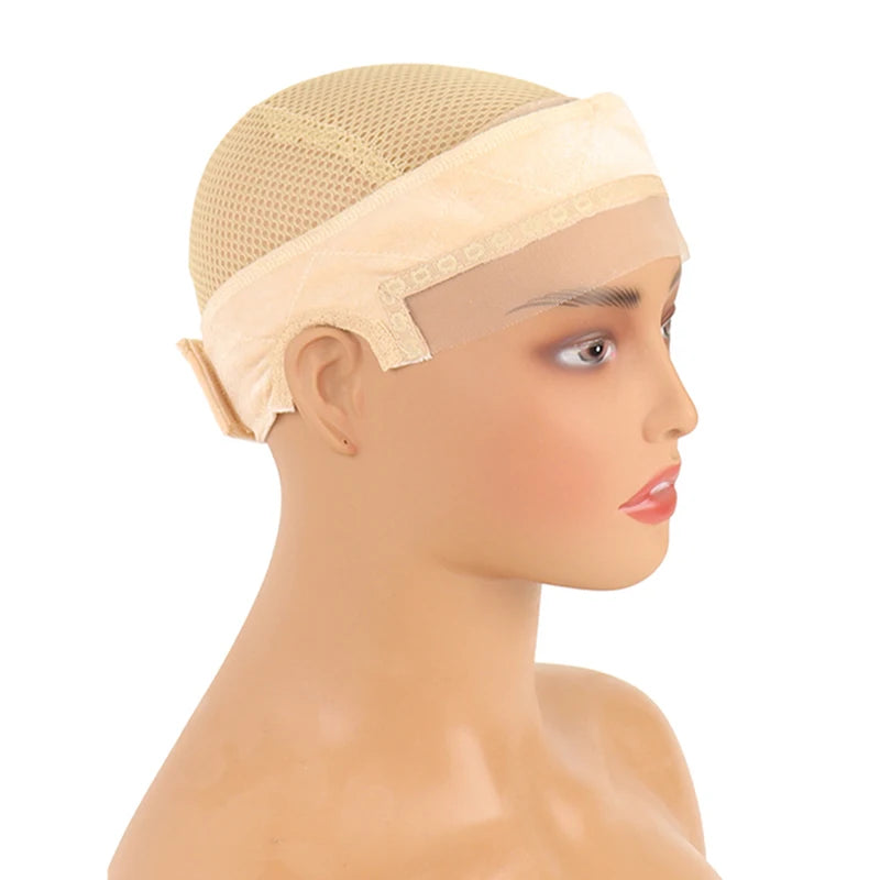 Lace Wig Grip Band Non-slip Adjustable Headband Ear-cutouts Natural Edge Fixing