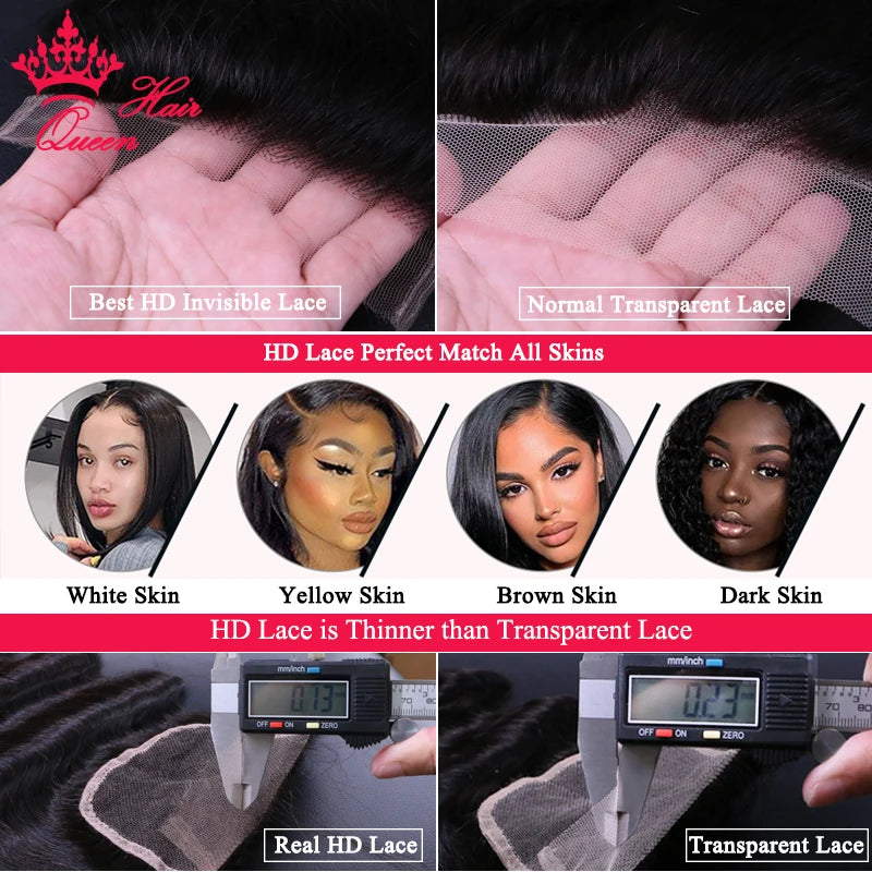 Loose Deep Real HD Lace Wig Raw Hair Pre Plucked Full Frontal