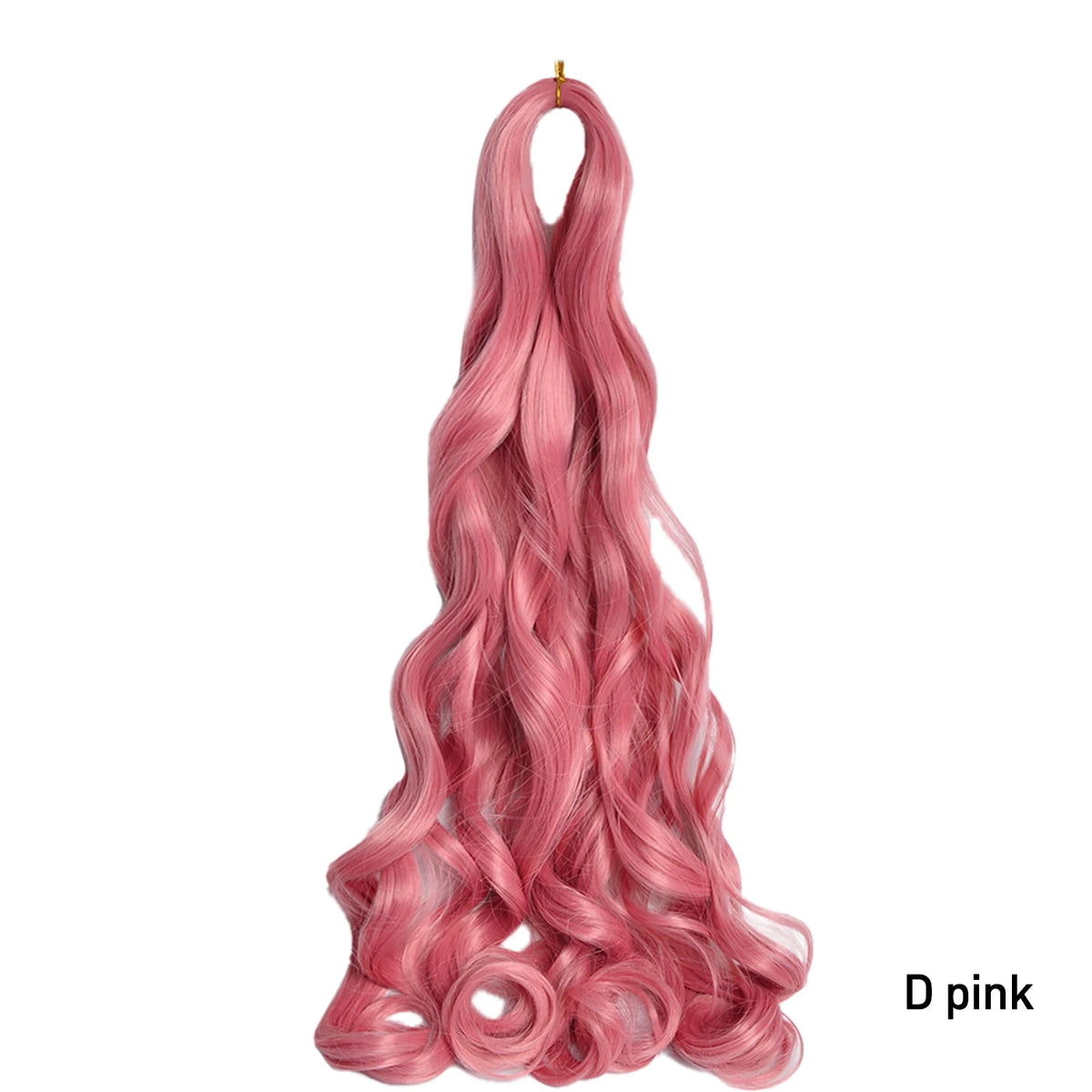 Pre Stretched French Curls Hair Spiral Braiding Synthetic Loose Wave Crochet Braids